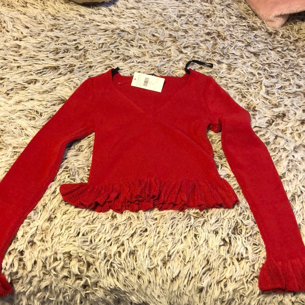 Fashion nova red crop top